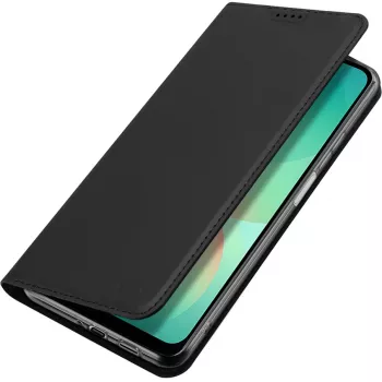 Nevox Vario Series Étui à rabat pour Samsung Galaxy A27 5G – Housse portefeuille en similicuir PU noire avec emplacements pour cartes, compartiment à billets et fonction support