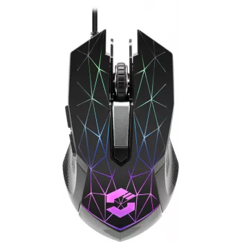 Souris gaming RGB Speedlink Reticos, noire (SL-680011-BK)