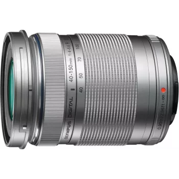 Objectif OM System M.Zuiko Digital ED 40-150mm f/4-5.6 R, Micro Four Thirds, argent (V315030SW001)