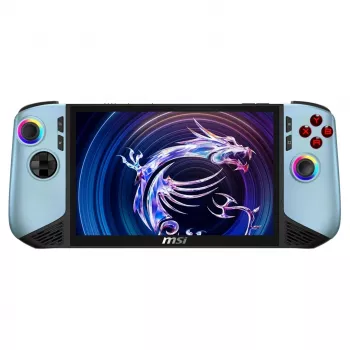 PC portable de jeu MSI Claw 8 AI+ A2VM Glacier Blue Edition-254PL - Intel Core Ultra 7 258V, 32 Go LPDDR5x, 1 To SSD, écran tactile 8 inch FHD 120 Hz, Intel Arc Graphics, Windows 11 Home