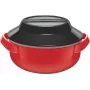 Milton Microwow 1000 cocotte isotherme, 0,82 L, rouge (MT-6491-P)
