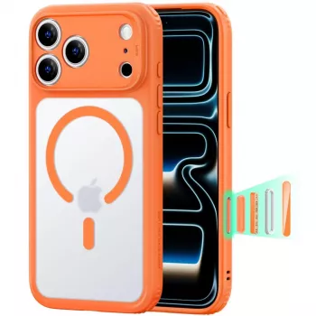 Coque MagSafe ESR Classic Hybrid pour iPhone 17 Pro / 18 Pro orange mat