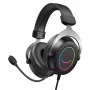 Casque de jeu filaire circum-aural FIFINE H3 AmpliGame RGB avec microphone détachable, transducteurs 50mm, USB-A, noir