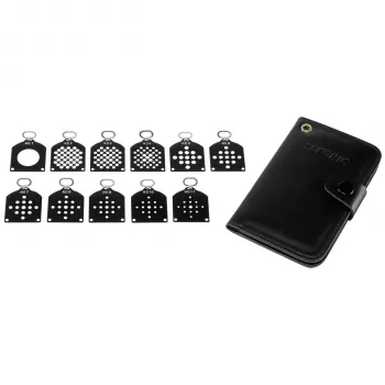 Ensemble de diapositives Sekonic pour posemètre L-398A - kit d'accessoires Lumidisc et Lumigrid
