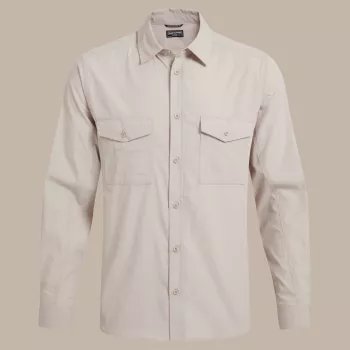 Chemise de voyage à manches longues Craghoppers Kiwi II - oatmeal XL