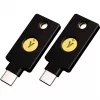 Clé de sécurité YubiKey 5C NFC (noir/or, lot de 2)