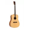 Guitare acoustique dreadnought Stagg SA45 D-LW – table en épicéa naturel avec fond et éclisses en tilleul