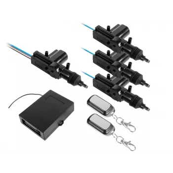 INNE Verrouillage centralisé automobile 3+1 télécommandes universel 12V Keyless Entry System