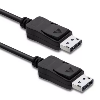 Qoltec DisplayPort 1.1 Cable Male to Male 4K 2m Black