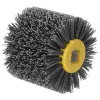 Brosse abrasive en nylon DEDRA DED79334G pour machines à satiner, 120 x 100 mm, grain 400