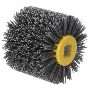 Brosse abrasive en nylon DEDRA DED79334G pour machines à satiner, 120 x 100 mm, grain 400