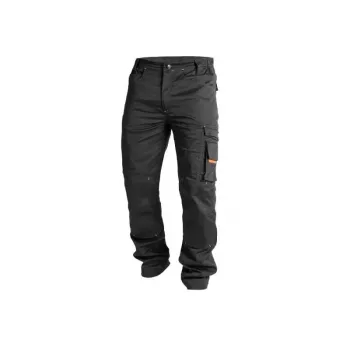 Pantalon de travail ActiFlex 48 noir coupe slim avec KneeGuard Pro renforcé CORDURA