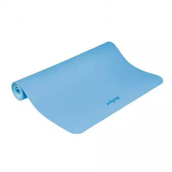 Tapis d'exercice REBEL ACTIVE TPE bleu 200x115x1 cm pour yoga, pilates, fitness, gymnastique