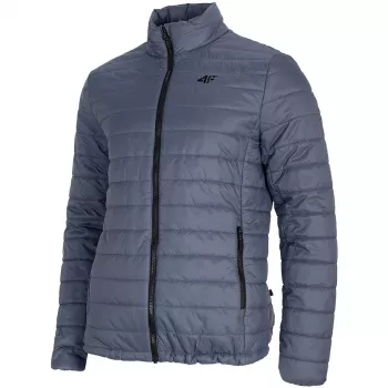 Doudoune matelassée homme 4F H4L21 KUMP004 gris foncé chiné taille S