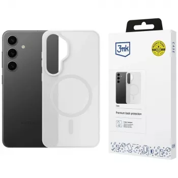 3MK Smoke MagCase pour Samsung Galaxy S25 - blanc