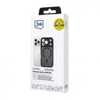3MK Misty MagCase pour Apple iPhone 16e / 17e - noir