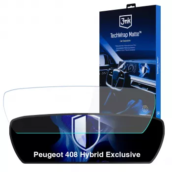 Protection d'écran mate 3MK PROTECTION Peugeot 408 Hybrid Exclusive - 3mk TechWrap pour combiné d'instruments