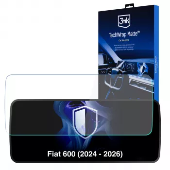 Film de protection mat 3MK PROTECTION TechWrap pour combiné d'instruments Fiat 600 (2024-2026)