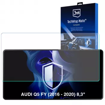 3MK PROTECTION Audi Q5 FY (2016-2020) 8.3 inch TechWrap Matte Center Display Screen Protector