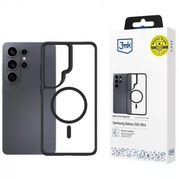 3MK Satin Armor MagCase pour Samsung Galaxy S26 Ultra - noir