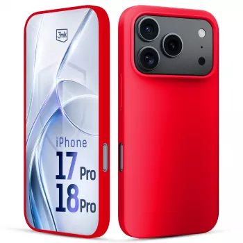 Coque 3mk Hardy Mellow pour Apple iPhone 17 Pro / 18 Pro rouge