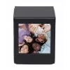 LOVEINSTANT Boîte de rangement photo pour Fujifilm Instax Square - Noire avec fenêtre de visualisation, pour 100 photos