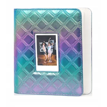 LOVEINSTANT Album photo holographique pour 288 photos instantanées, multicolore, similicuir PU, couverture à fenêtre, compatible Fuji Instax, Canon Ivy, Xiaomi, Polaroid, HP Sprocket, Kodak Zink