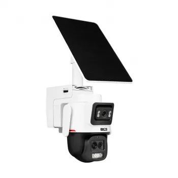 Caméra IP bullet 4G LTE BCS-L-SIP1336FCL5-Ai-4G(SET) 3MP avec détection IA d'humains/véhicules, audio bidirectionnel, IR et lumière blanche 30 m, IP67, MicroSD jusqu'à 256 Go