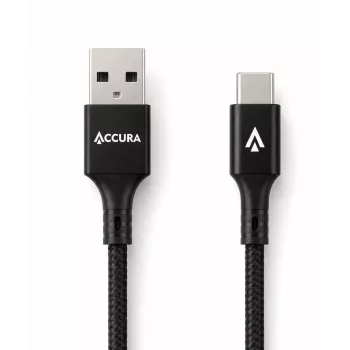 Accura câble USB 2.0 vers USB-C 1,0 m noir