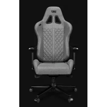 Chaise de bureau YUMISU 2050, revêtement en tissu, Cloud/Black (Y-2050-LB-M)