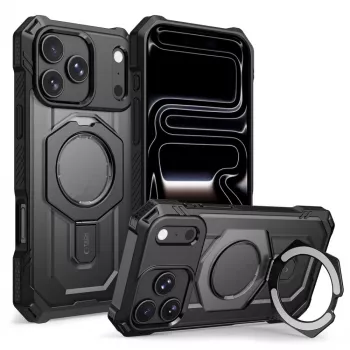 Coque TECH-PROTECT MagForce MagSafe pour iPhone 17 Pro / 18 Pro, noir mat