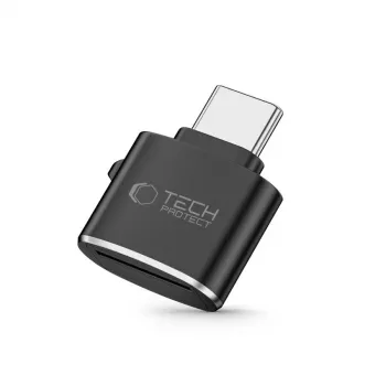 Spigen Tech-Protect Ultraboost lecteur de cartes USB-C microSD/TF - gris sidéral