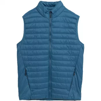 4F Men's Denim Vest M062 32S Regular Fit Casual Button-Up
