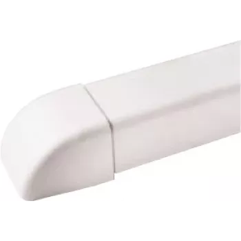 Embout de goulotte IVENSIS IPEP80 blanc