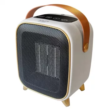 Chauffage soufflant céramique PTC Adler AD 7762 avec télécommande, 2000W, affichage LED, oscillation 45°, minuterie 12h, protection contre la surchauffe et le basculement, noir