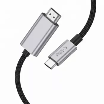 Câble TECH-PROTECT ULTRABOOST USB-C vers HDMI 2.1 8K 60Hz 200cm gris fer