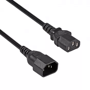 Akyga AK-PC-07C Câble de rallonge d'alimentation CU IEC C13 vers C14 3 m noir
