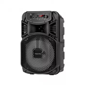Kruger & Matz Music Box enceinte sans fil portable 10 W Bluetooth 5.0 TWS radio FM AUX microSD USB noire