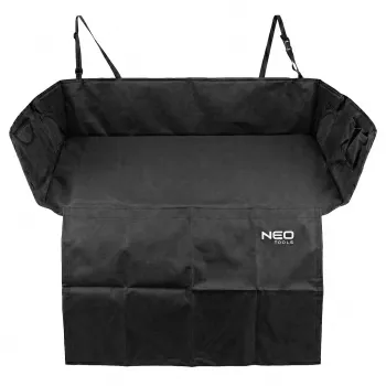 Tapis de protection universel pour coffre NEO TOOLS 11-474 pour voitures, SUV et breaks, imperméable, résistant aux salissures et aux rayures, noir, 145 x 120 cm