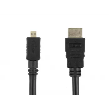 Câble Accura HDMI vers Micro HDMI 1,8m 4K High-Speed avec Ethernet noir