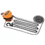 NEO TOOLS Palan à chaîne manuel 1 tonne 3 m avec chaîne de charge 6 mm et frein à double cliquet