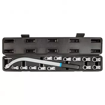 Ensemble de 14 clés d'extraction de galets tendeurs NEO TOOLS avec embouts interchangeables