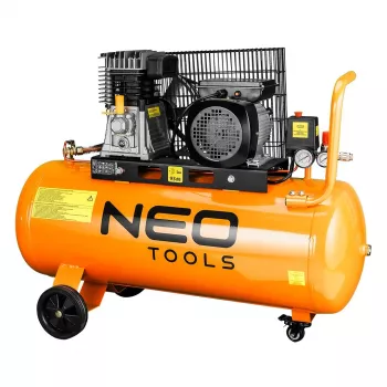 Compresseur d'air lubrifié à l'huile NEO TOOLS 100 L, 2,2 kW, 8 bar, 230 V