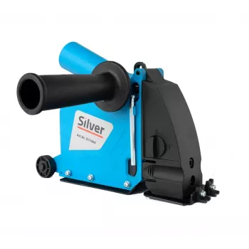 SILVER Capot de protection anti-poussière pour meuleuse d'angle 115-125 mm avec adaptateurs