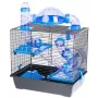 Cage pour oiseaux INZ INTER-ZOO Rocky bleue 420x290x550 mm