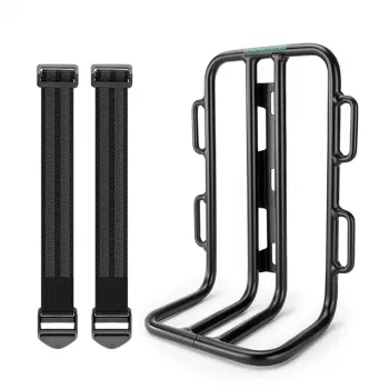 ROCKBROS 33210010001 Porte-bagages avant pour fourche de vélo, noir