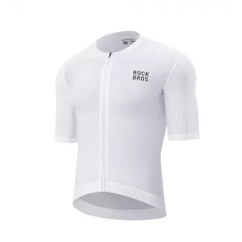 Maillot de cyclisme à manches courtes ROCKBROS 15200025 L blanc