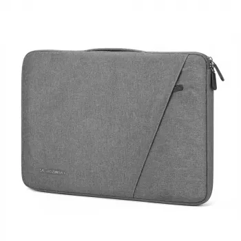 Wozinsky WTNP-17G Sac pour ordinateur portable 17 pouces avec poignée dissimulée - gris