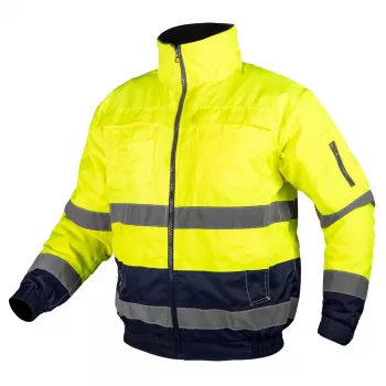 Veste de travail isolée 3 en 1 haute visibilité NEO TOOLS 81-714-M jaune/marine taille M