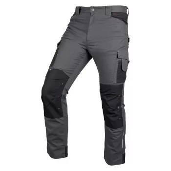 Pantalon de travail Mix&Match NEO TOOLS avec renforts Cordura, gris-noir, taille XXL